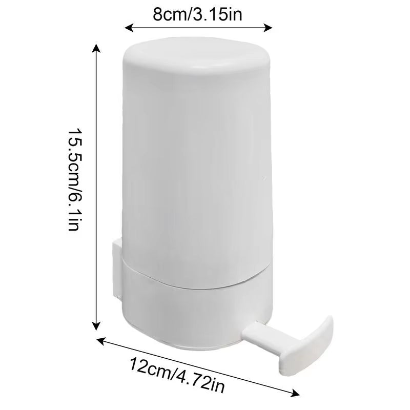 Bar Soap Grinder Solid Soapy Bar Grinding Box Holder Wall Mounted Crusher Mincer Refillable Soapy Bar Dispenser for Bathroom